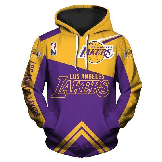Los Angeles Lakers 3D All Over Print Hoodie & Zip Hoodie