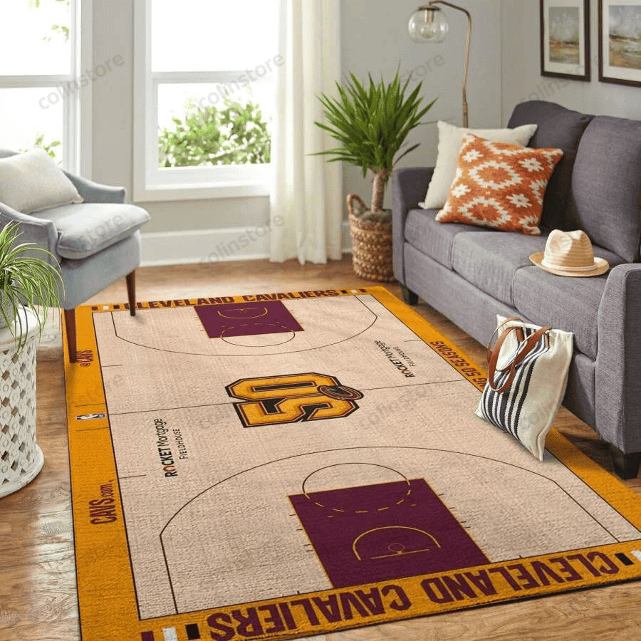 Los Angeles Lakers 3D Rectangle Area Rug – Full Print Carpet For Living Room & Bedroom Home Decor