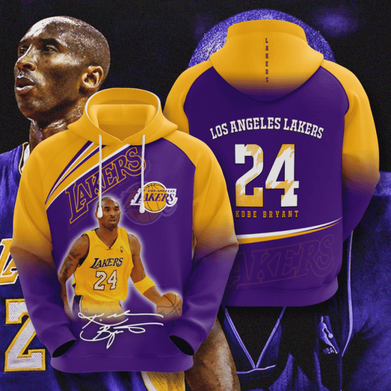 Los Angeles Lakers Bryant Lovers Gift For Fan 3D All Over Print Hoodie & Zip Hoodie