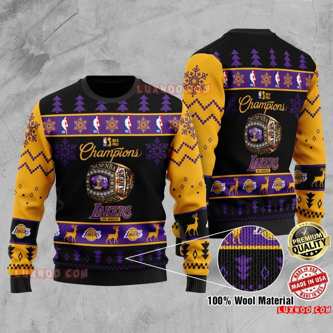 Los Angeles Lakers Champions La Laker For Unisex Ugly Christmas Sweater
