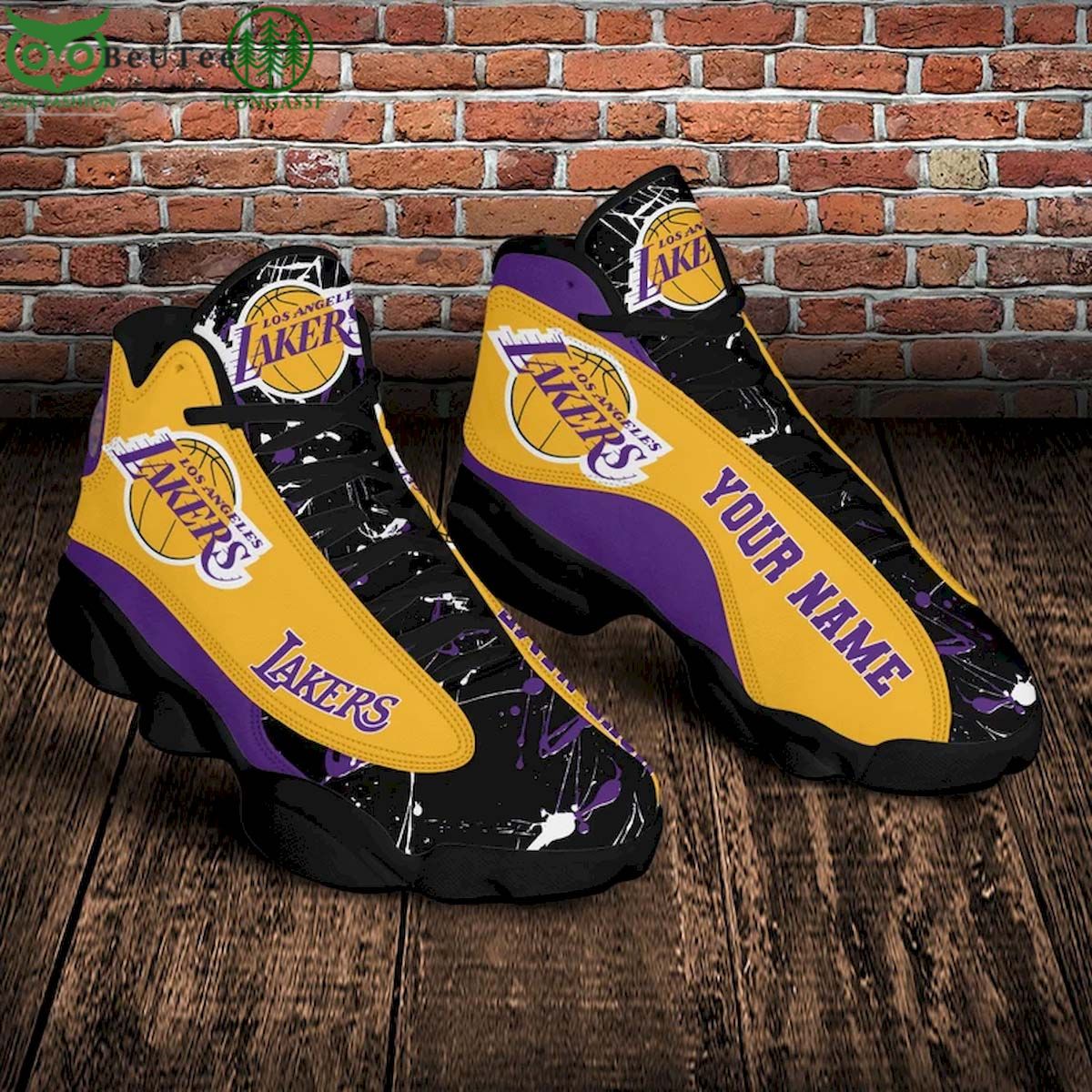 Los Angeles Lakers JD13 Sneakers Shoes for Men & Women | Custom Fan Gift