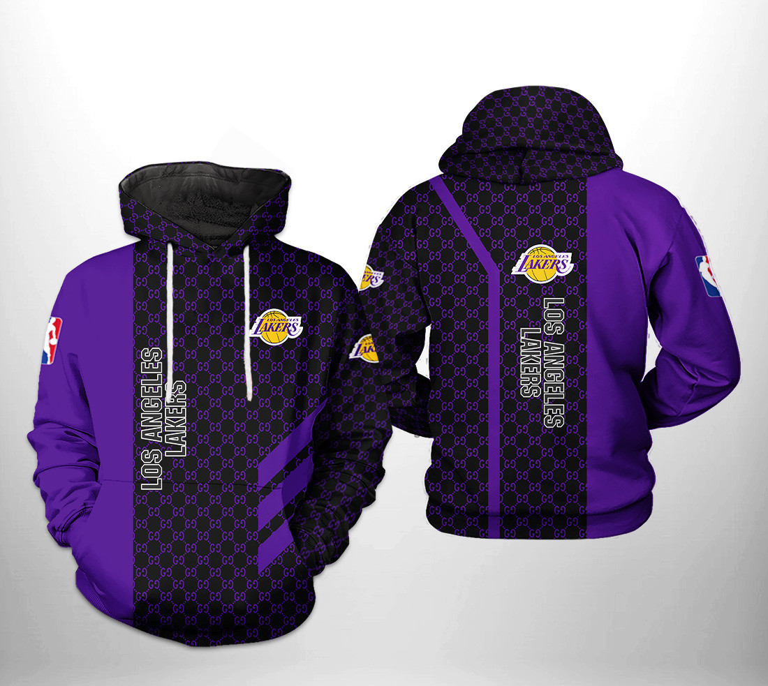 Los Angeles Lakers NBA 3D All Over Print Hoodie & Zip Hoodie