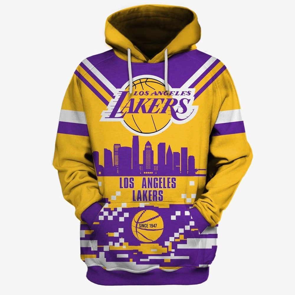 Los Angeles Lakers Nba 3D All Over Print Hoodie & Zip Hoodie