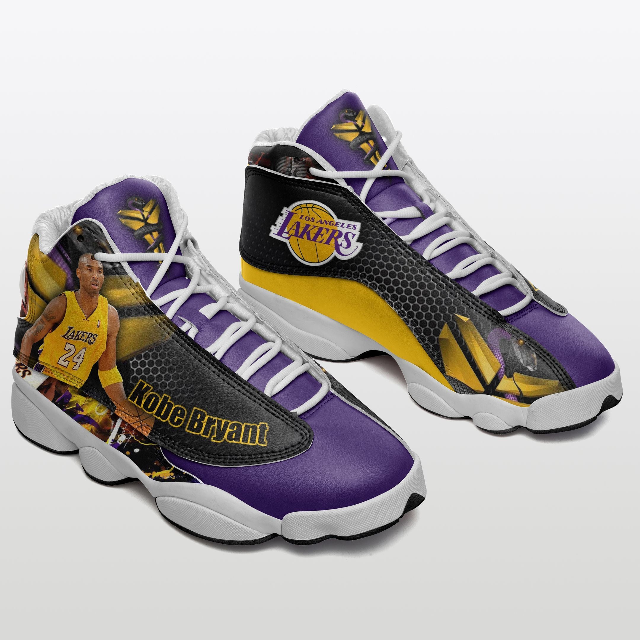 Los Angeles Lakers NFL JD13 Sneakers Shoes for Men & Women | Custom Fan Gift