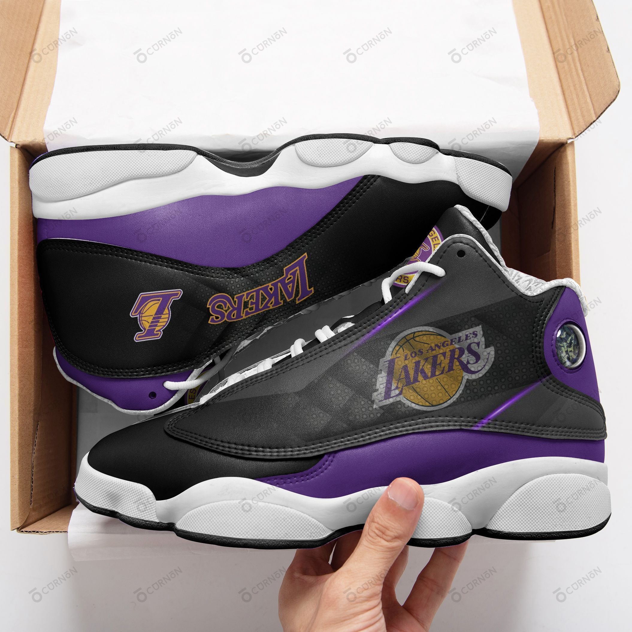 Los Angeles Lakers NFL JD13 Sneakers Shoes for Men & Women | Custom Fan Gift