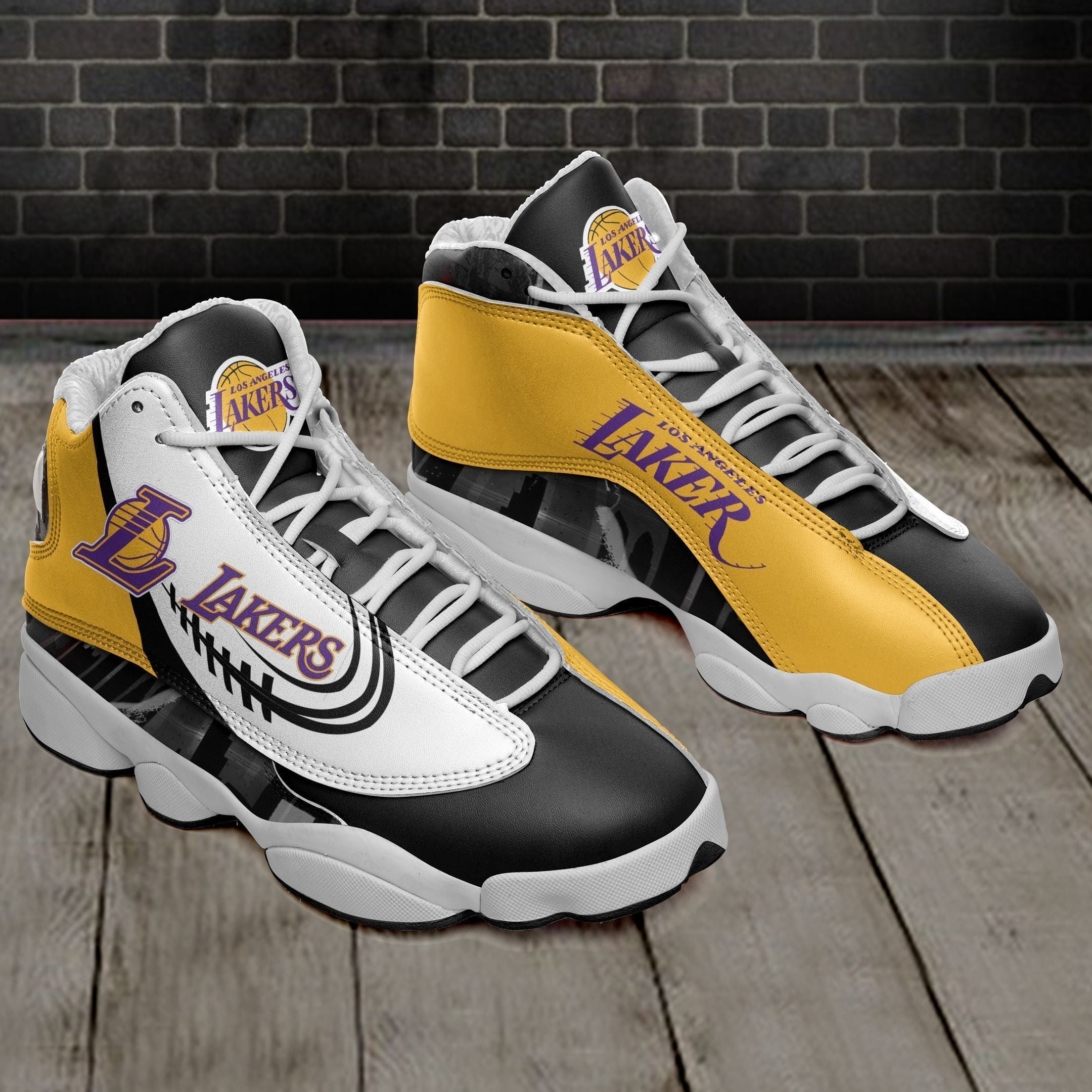 Los Angeles Lakers NFL JD13 Sneakers Shoes for Men & Women | Custom Fan Gift