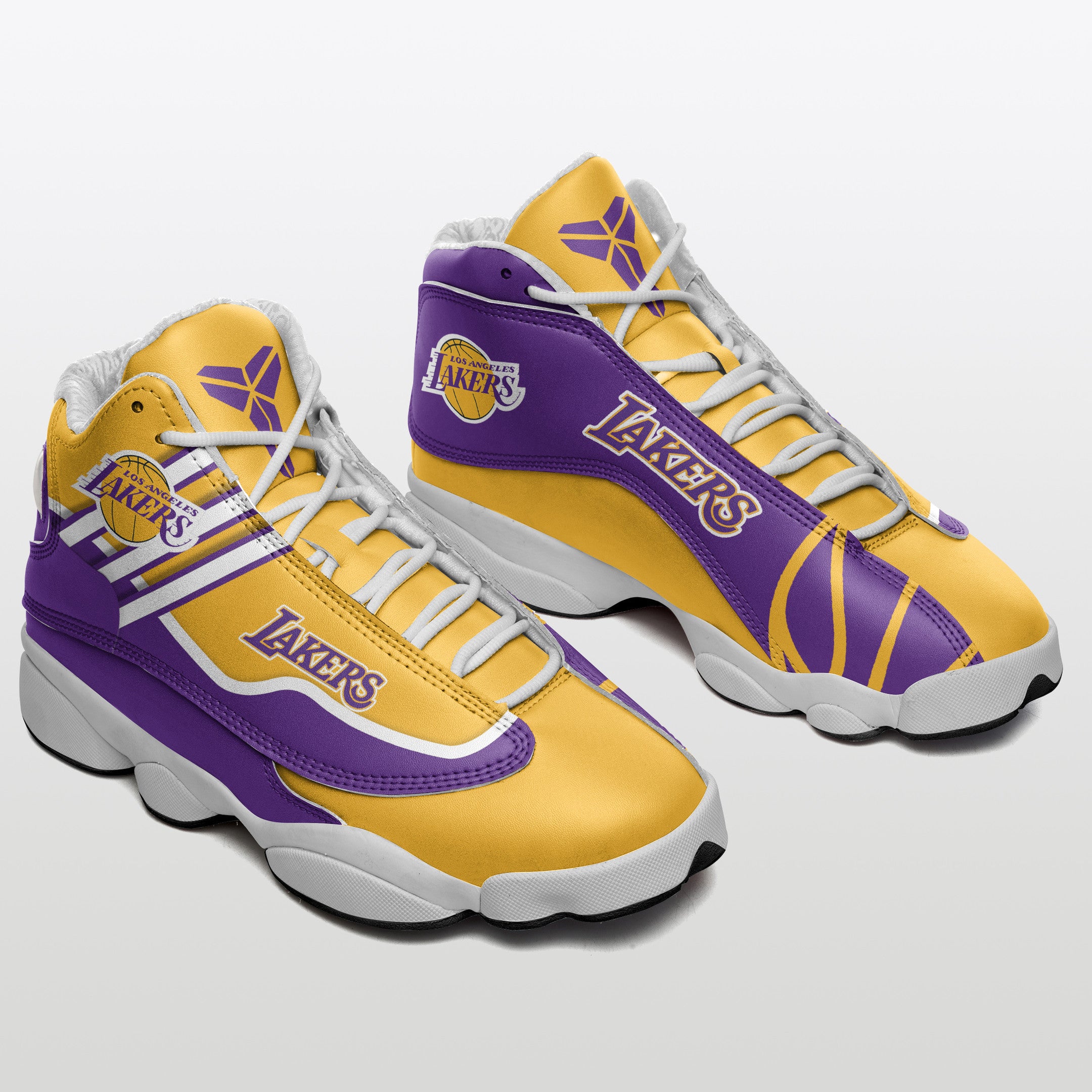 Los Angeles Lakers NFL JD13 Sneakers Shoes for Men & Women | Custom Fan Gift