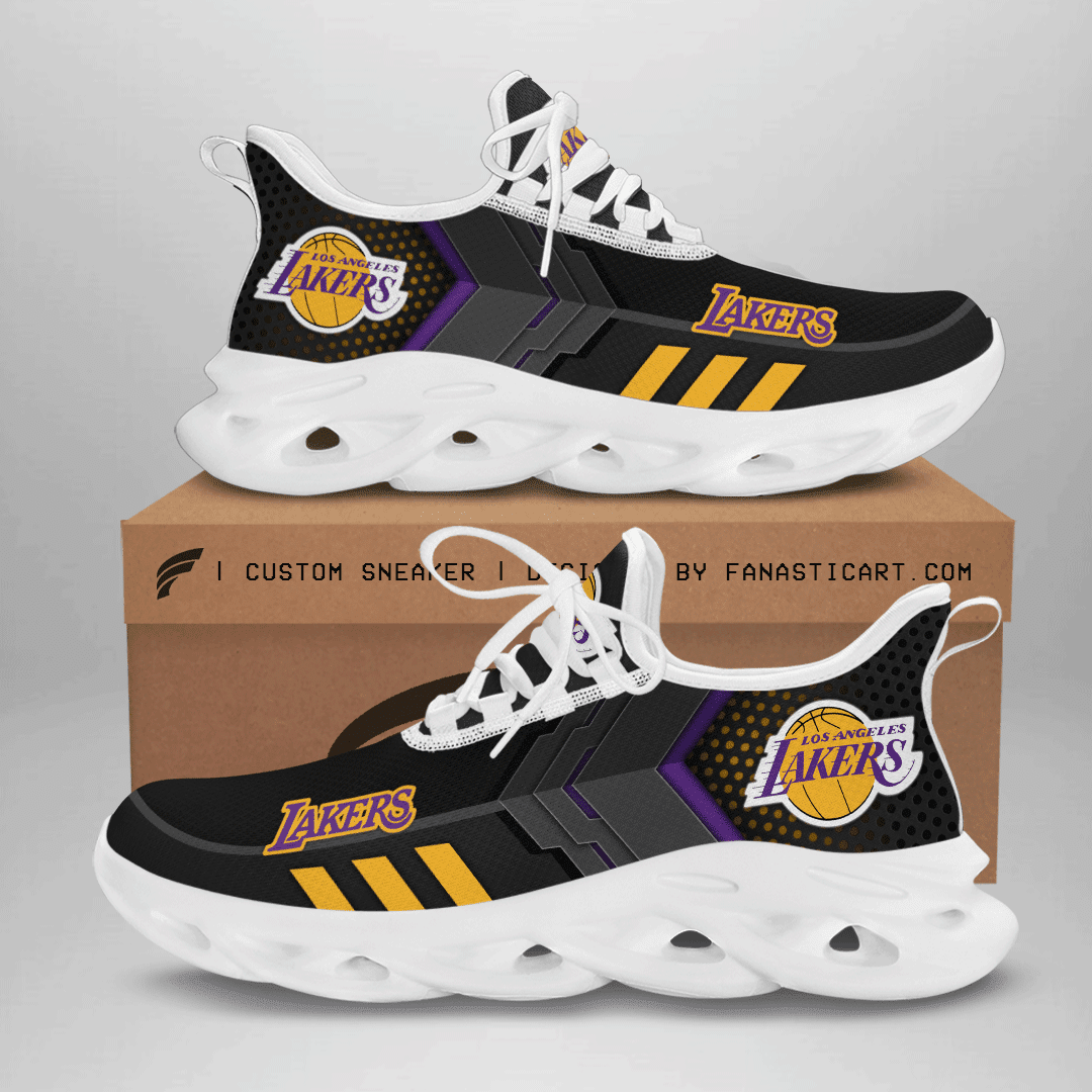 Los Angeles Lakers NFL Max Soul Shoes Sneakers for Men And Women – NFL Football Fan Shoes, Team Sneakers