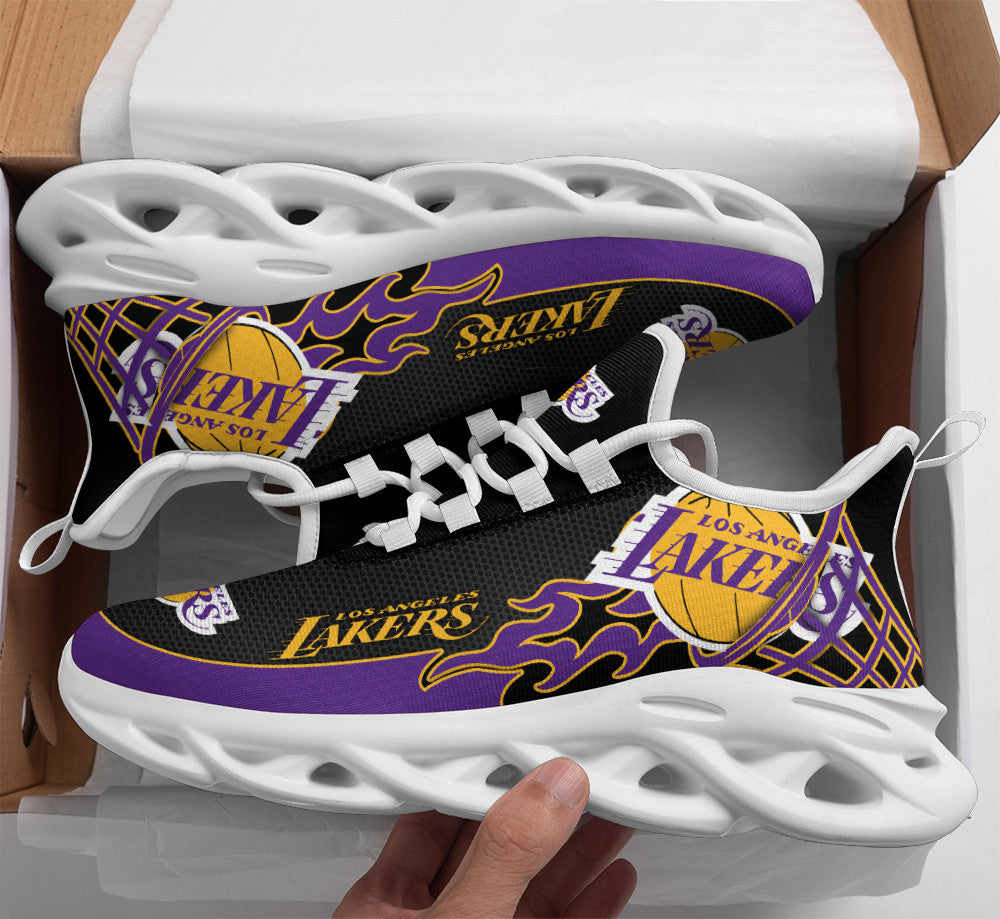 Los Angeles Lakers NFL Max Soul Shoes Sneakers for Men And Women – NFL Football Fan Shoes, Team Sneakers