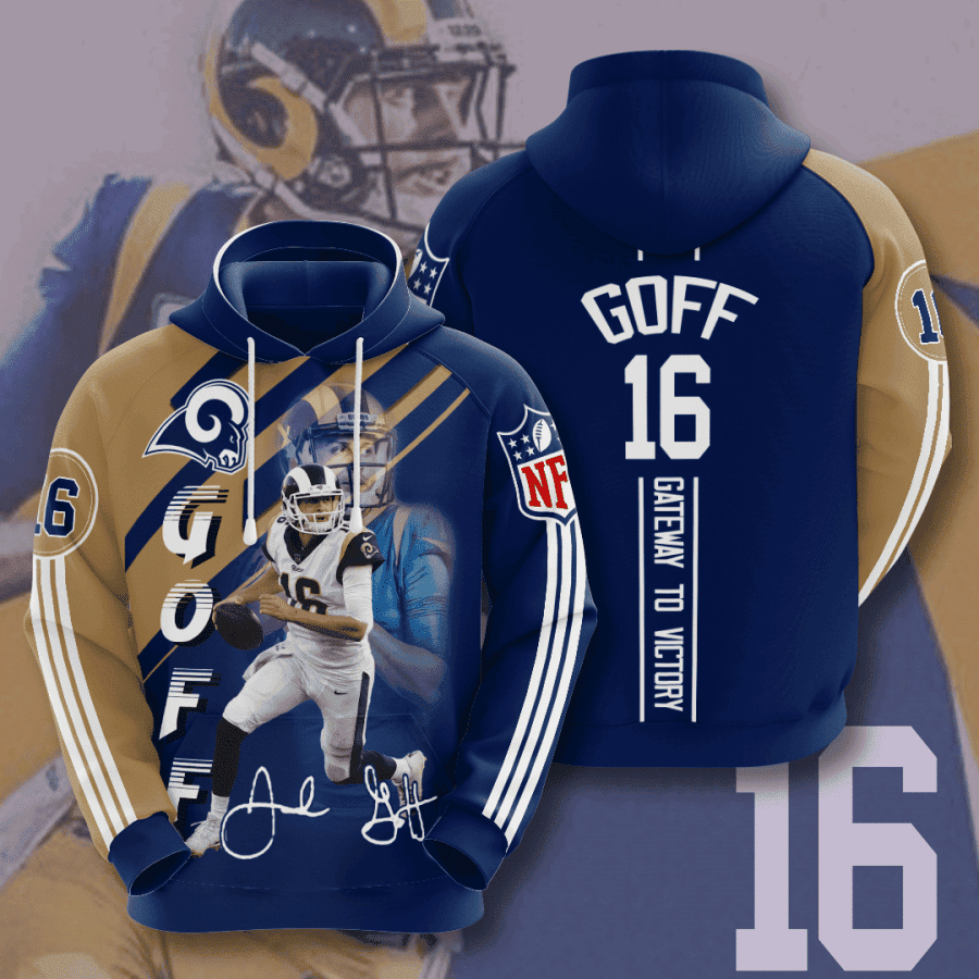 Los Angeles Rams 3D All Over Print Hoodie & Zip Hoodie