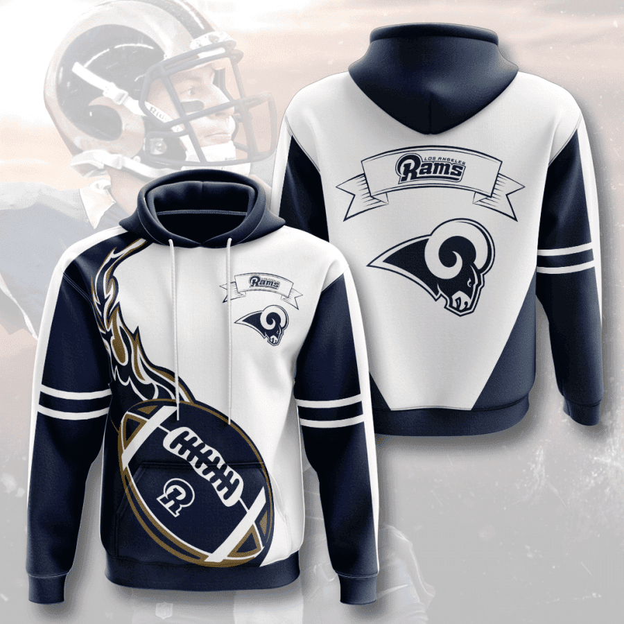 Los Angeles Rams 3D All Over Print Hoodie & Zip Hoodie