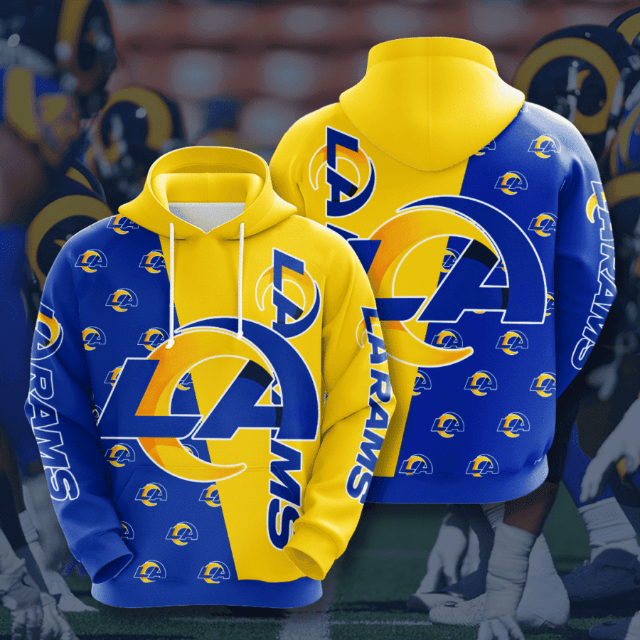 Los Angeles Rams 3D All Over Print Hoodie & Zip Hoodie