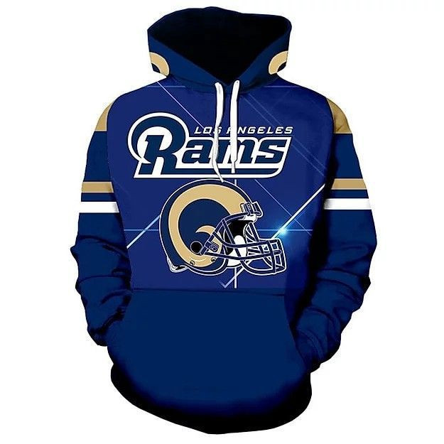 LOS ANGELES RAMS 3D All Over Print Hoodie & Zip Hoodie