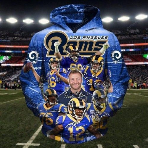 Los Angeles Rams All Team 3D All Over Print Hoodie & Zip Hoodie