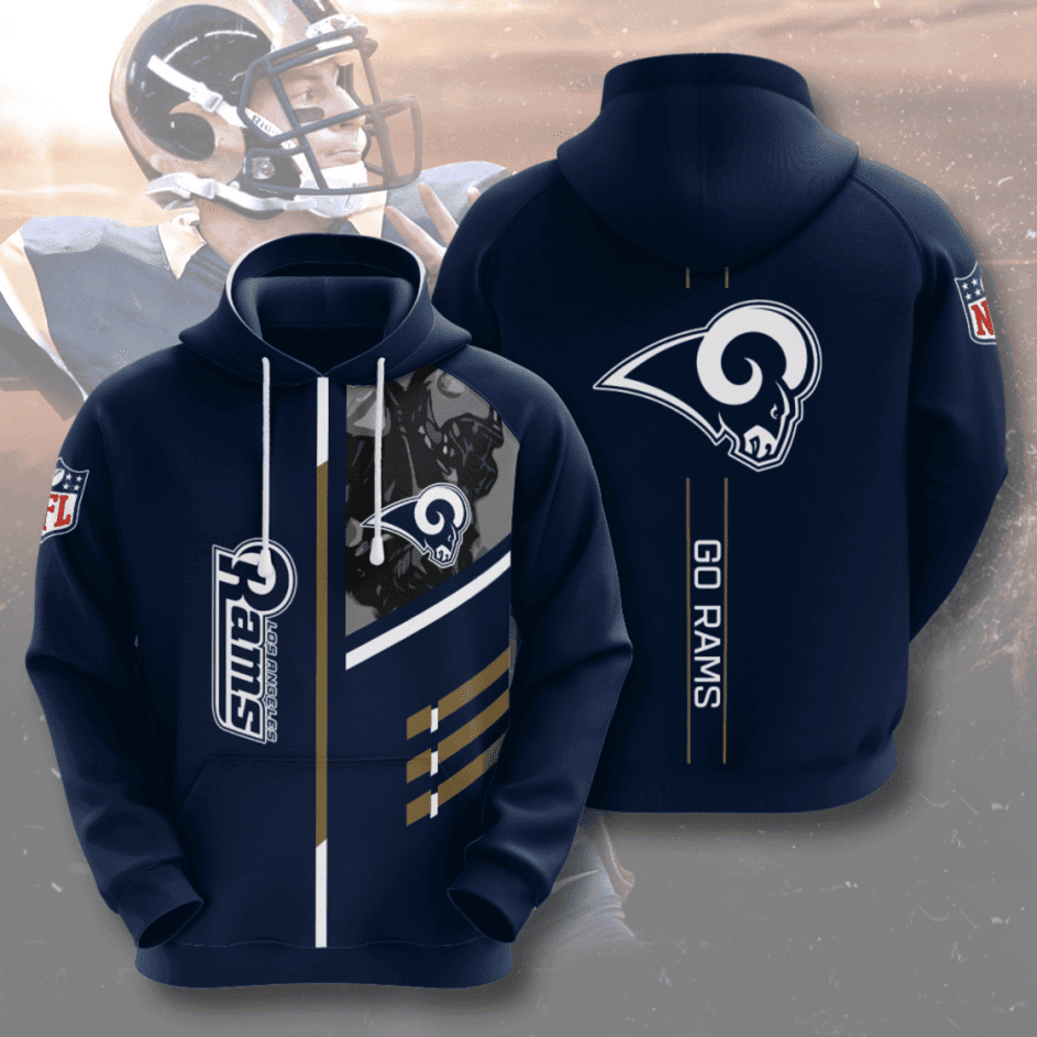 Los Angeles Rams American Football 3D All Over Print Hoodie & Zip Hoodie