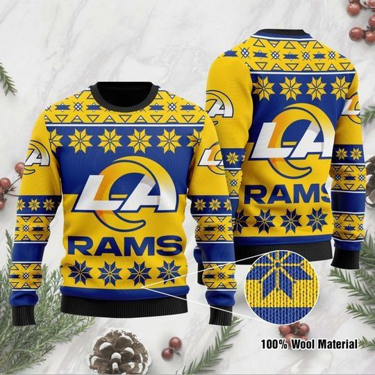 Los Angeles Rams Christmas For Fans Ugly Christmas Sweater Perfect Holiday Gift