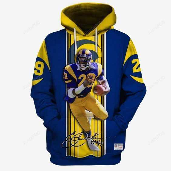 Los Angeles Rams Ncaa Football Eric Dickerson 3D All Over Print Hoodie & Zip Hoodie