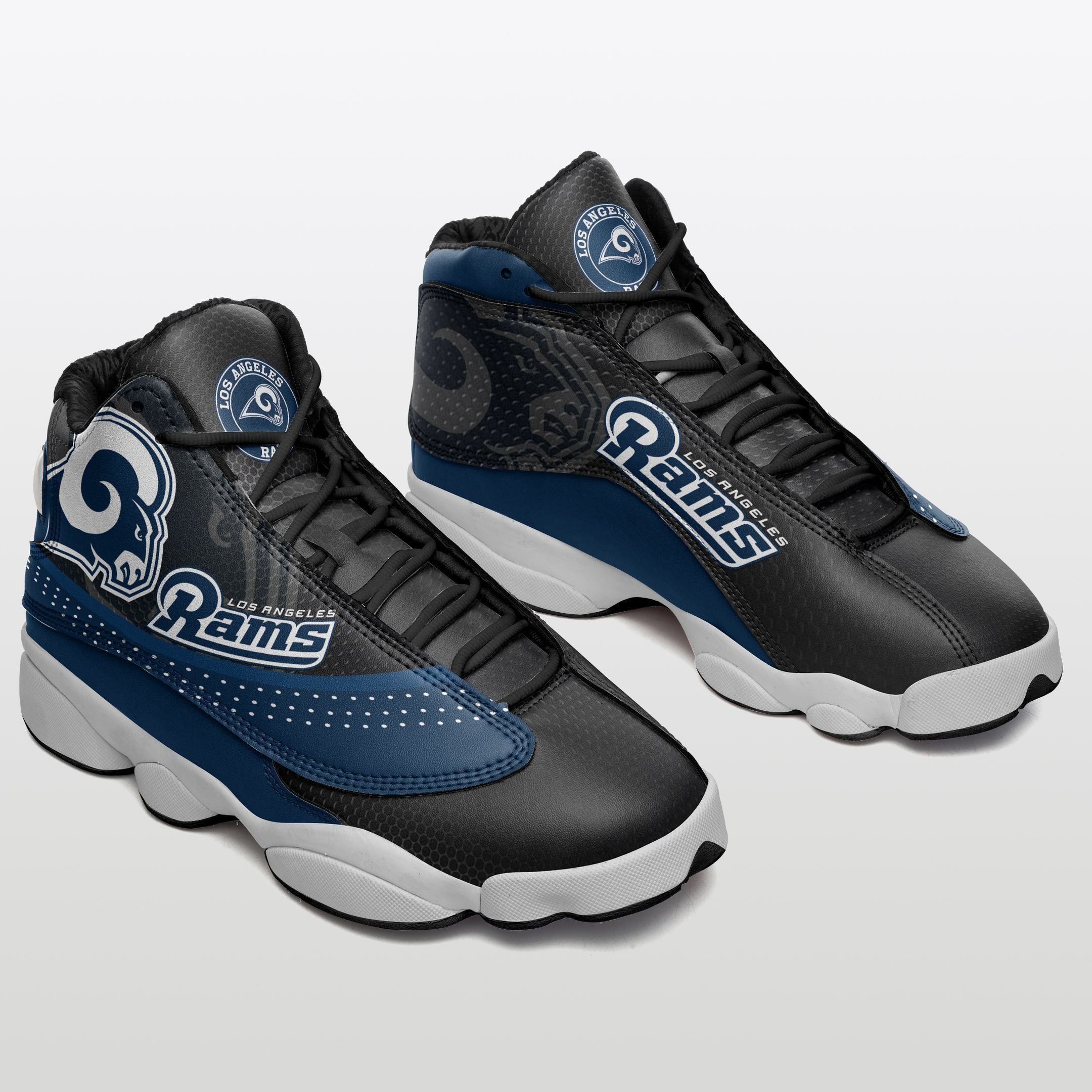 Los Angeles Rams NFL JD13 Sneakers Shoes for Men & Women | Custom Fan Gift