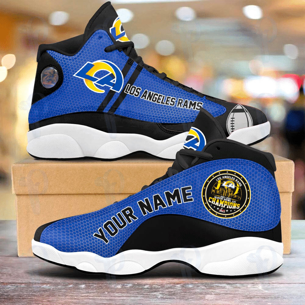 Los Angeles Rams NFL JD13 Sneakers Shoes for Men & Women | Custom Fan Gift