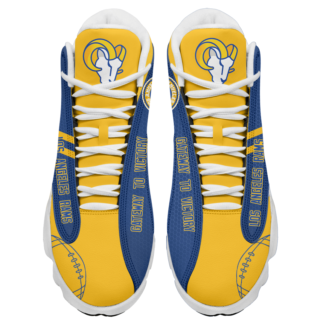 Los Angeles Rams NFL JD13 Sneakers Shoes for Men & Women | Custom Fan Gift - Image 3