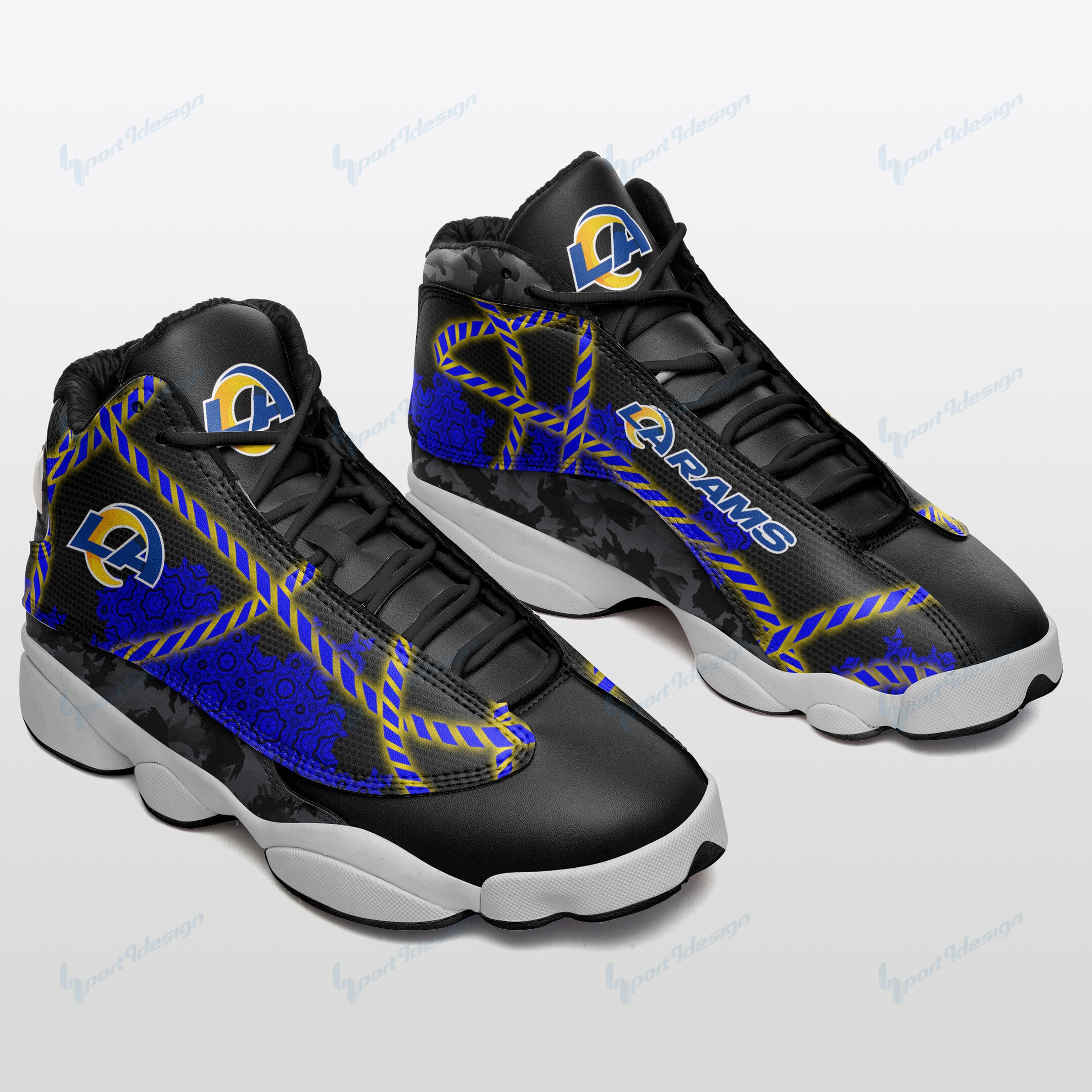 Los Angeles Rams NFL JD13 Sneakers Shoes for Men & Women | Custom Fan Gift