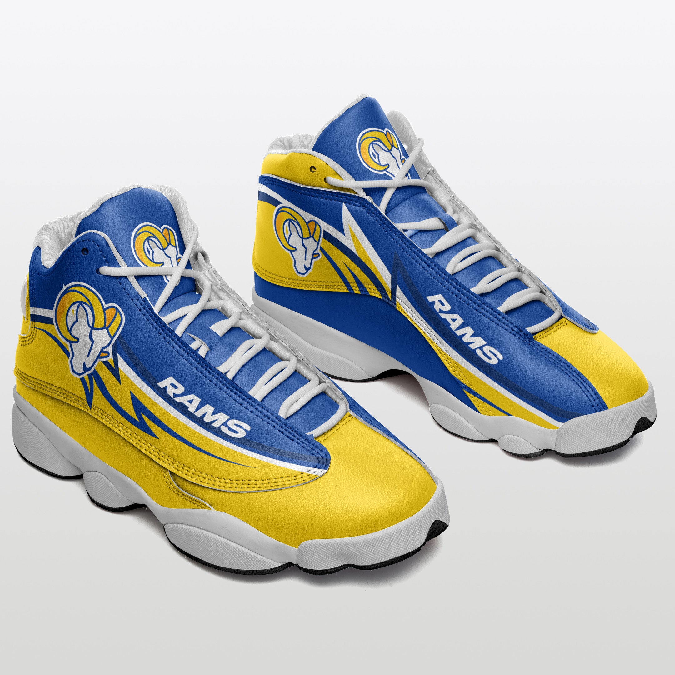 Los Angeles Rams NFL JD13 Sneakers Shoes for Men & Women | Custom Fan Gift