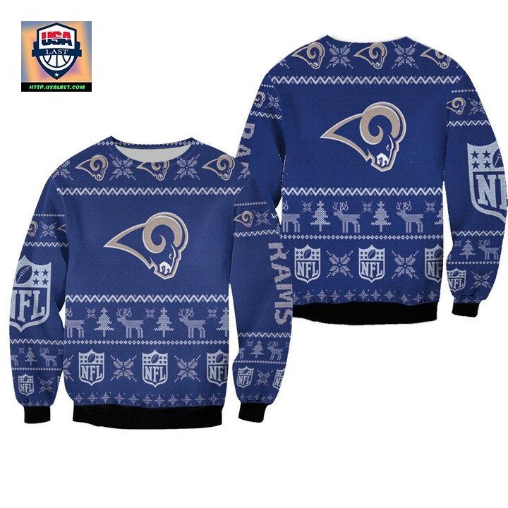 Los Angeles Rams Nfl Ugly Sweater Christmas 3D Sweater