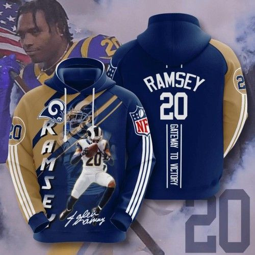 Los Angeles Rams Ramsey 20 3D All Over Print Hoodie & Zip Hoodie