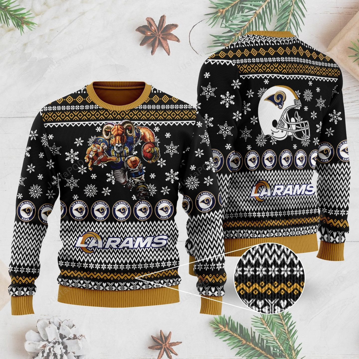 Los Angeles Rams Ugly Christmas Sweater, Perfect Holiday Gift