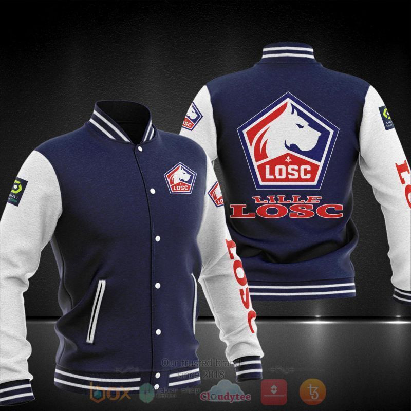 LOSC Lille Varsity Baseball Jacket for Men & Women | Soccer Team Fan Gift
