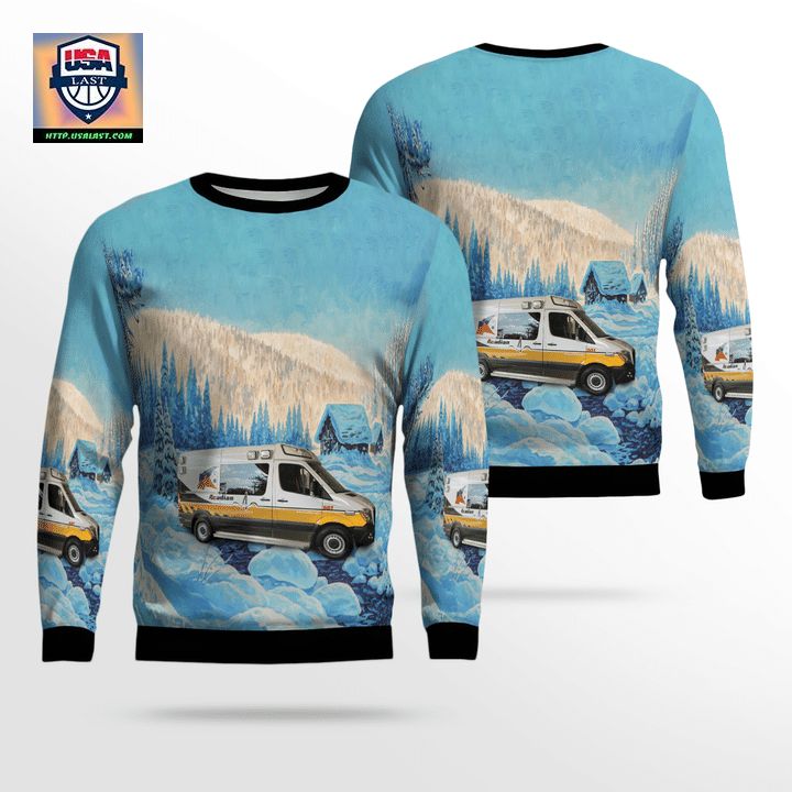 Louisiana Acadian Ambulance Sweater 3D
