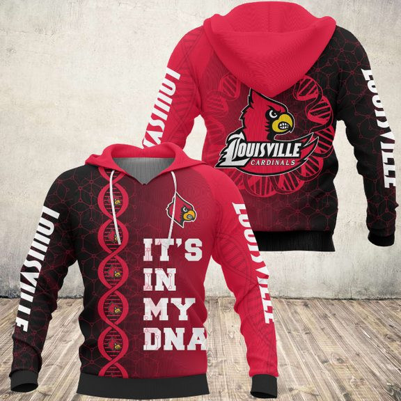 Louisville Cardinal 3D All Over Print Hoodie & Zip Hoodie
