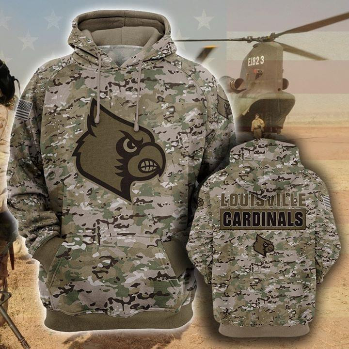 Louisville Cardinal 3D All Over Print Hoodie & Zip Hoodie
