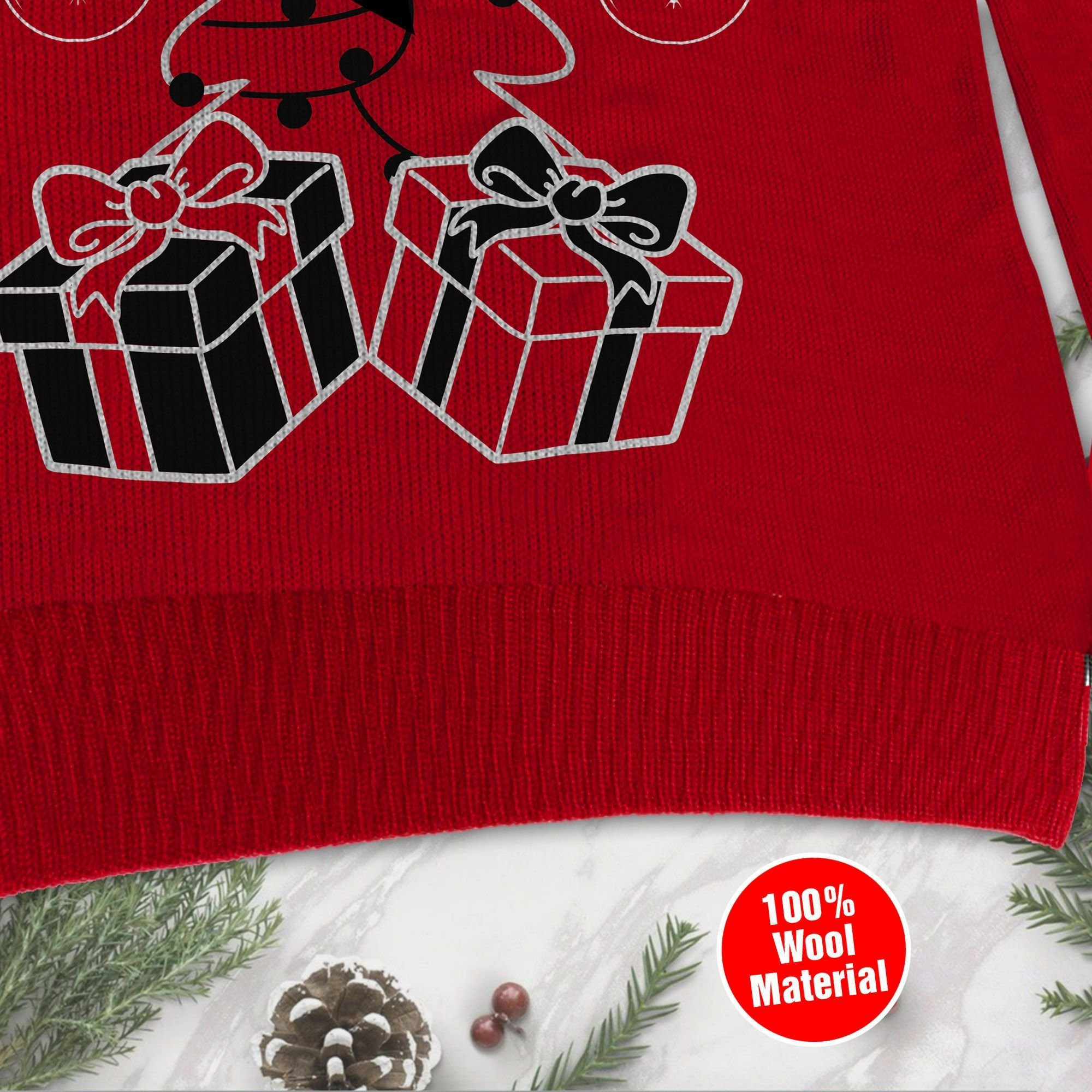 Louisville Cardinals Funny Ugly Christmas Sweater, Perfect Holiday Gift - Image 4