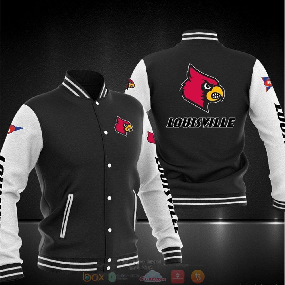 Louisville Cardinals Varsity Baseball Jacket for Men & Women | NCAA Team Fan Gift