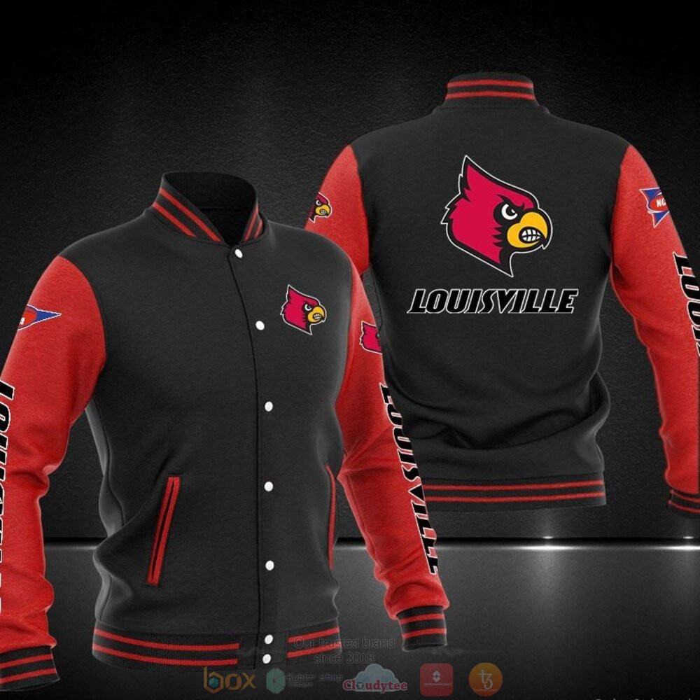 Louisville Cardinals Varsity Baseball Jacket for Men & Women | NCAA Team Fan Gift