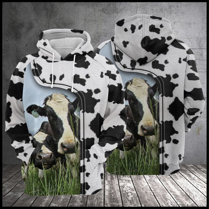 Love Cow 3D All Over Print Hoodie & Zip Hoodie