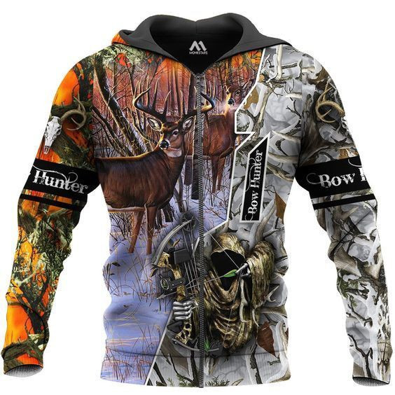 Love Deer Hunting 3D All Over Print Hoodie & Zip Hoodie