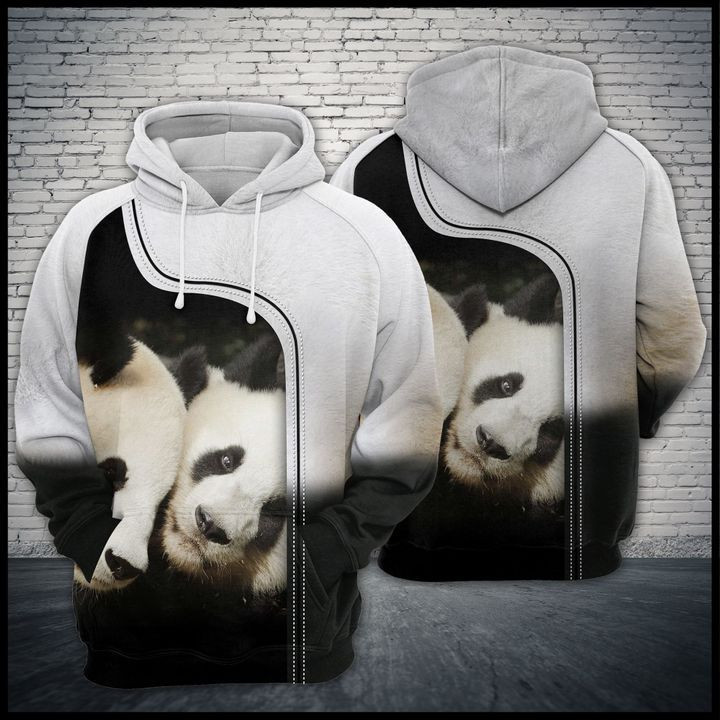 Love Giant Panda 3D All Over Print Hoodie & Zip Hoodie
