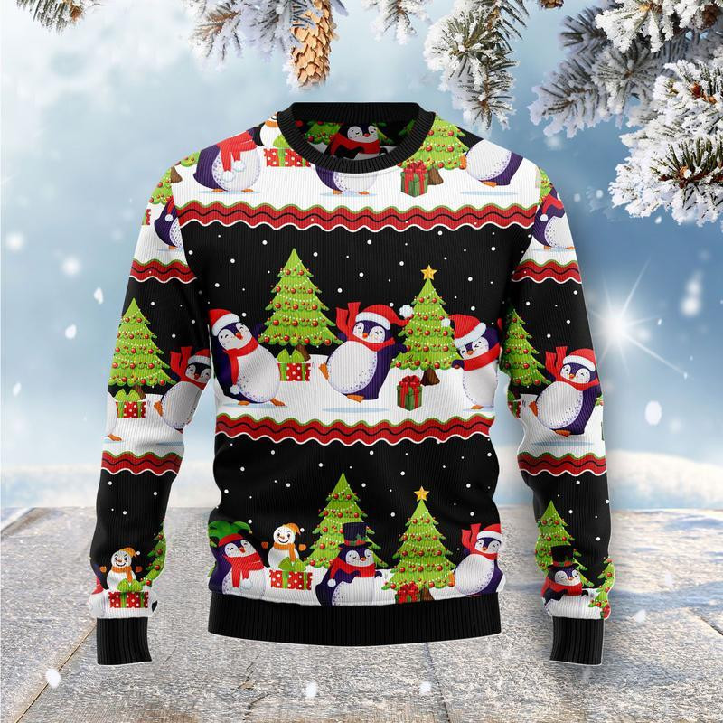 Lovely Penguin Ugly Christmas Sweater, Perfect Holiday Gift