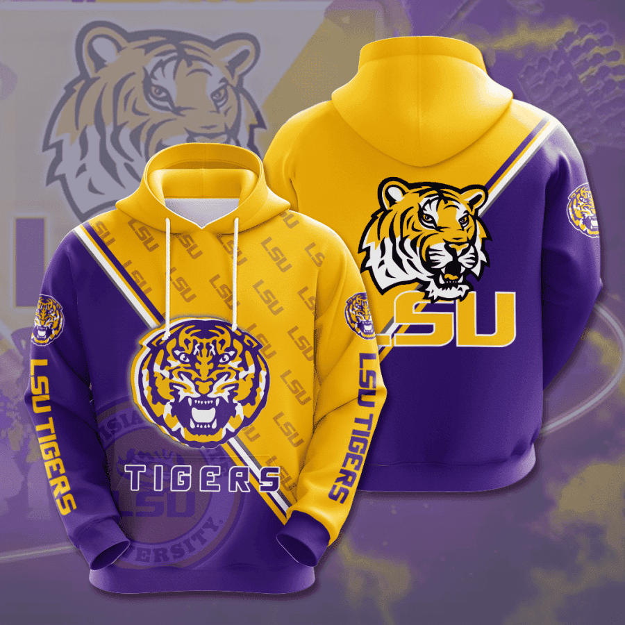 LSU 3D All Over Print Hoodie & Zip Hoodie