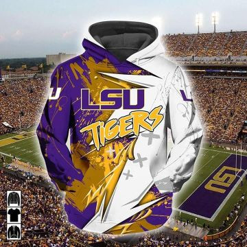 Lsu Tigers 3D All Over Print Hoodie & Zip Hoodie
