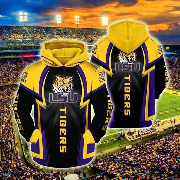Lsu Tigers 3D All Over Print Hoodie & Zip Hoodie