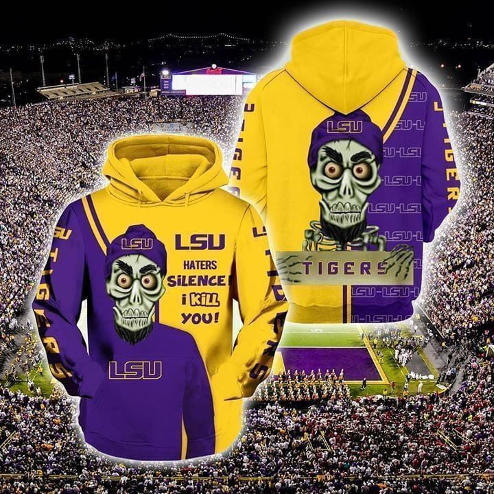 Lsu Tigers Ncaa Haters Silence I Kill You 3D All Over Print Hoodie & Zip Hoodie
