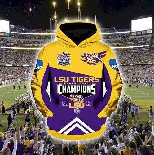 Lsu Tigers Ncaa Number 9 3D All Over Print Hoodie & Zip Hoodie