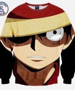 Luffy One Piece Ugly Christmas Sweater, Perfect Holiday Gift