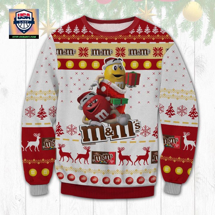 M&M chocolate Ugly Christmas Sweater