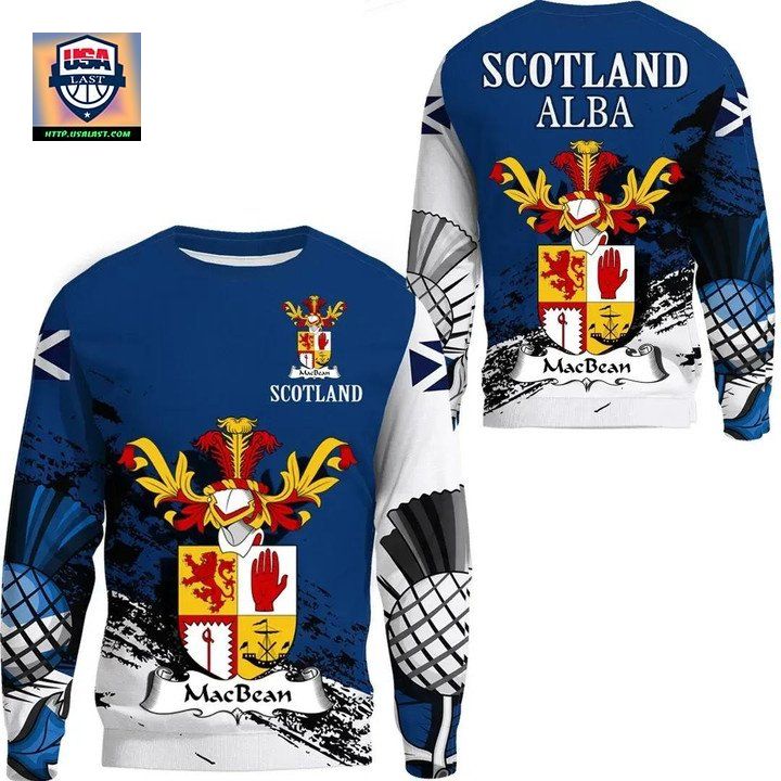 Macbean Scottish Family Crest Scotland Special Sweater 