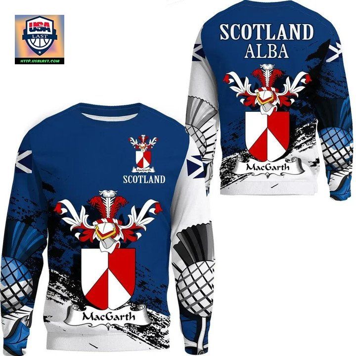 Macgarth Scottish Family Crest Scotland Special Sweater 
