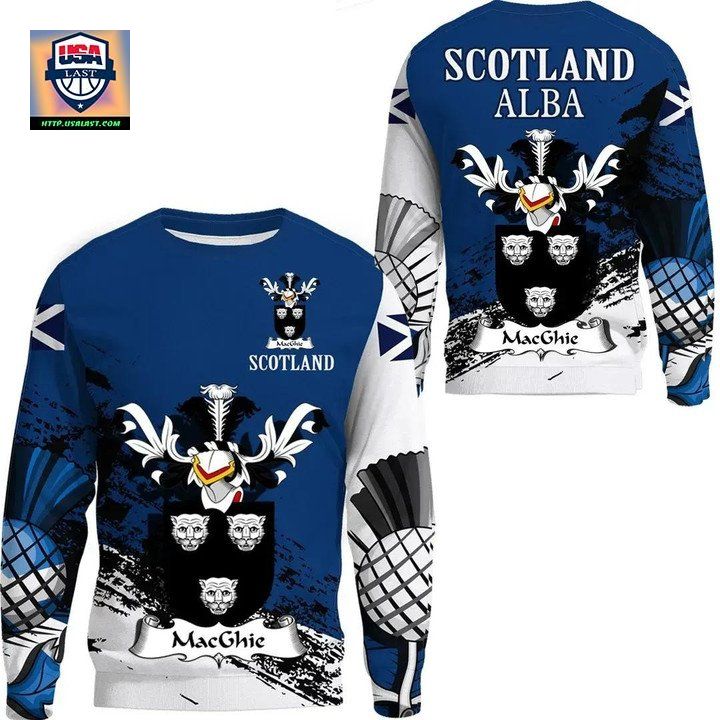 Macghie Scottish Family Crest Scotland Special Sweater 